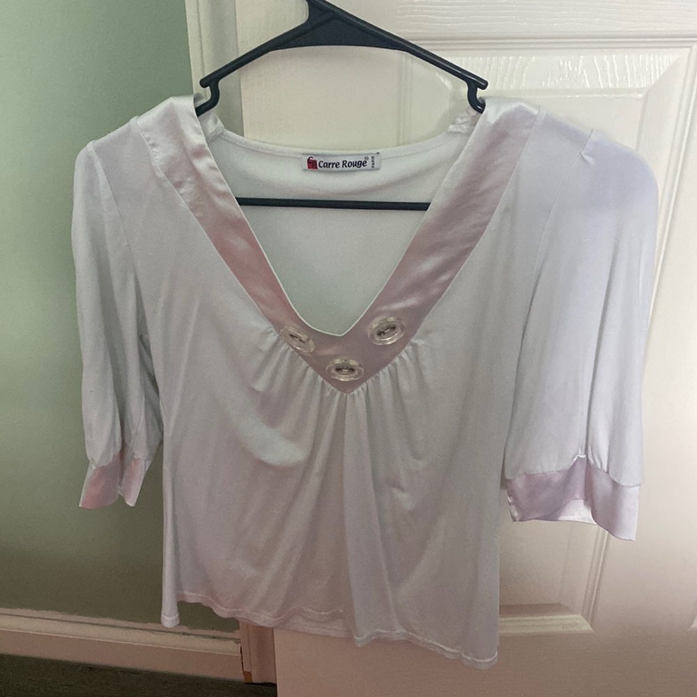 Short sleeve blouse shirt